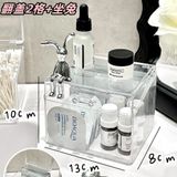  Hộp Đựng Tăm Bông, Bông Trang Điểm Bằng Acrylic Trong Suốt - Hộp Đựng Mặt Nạ, Mỹ Phẩm Để Bàn, Phong Cách Hiện Đại [GIAO HÀNG 2-10 NGÀY | SỈ TỪ 2 TRIỆU | CÓ THỂ IN LOGO] 