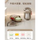  Hộp Đựng Xà Phòng Du Lịch Có Nắp Đậy Kín - Hộp Chuyên Dụng Cầm Tay Chống Tràn, Tiện Lợi Khi Mang Theo [GIAO HÀNG 2-10 NGÀY | SỈ TỪ 2 TRIỆU | CÓ THỂ IN LOGO] 