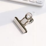  Kẹp Đuôi Dài Đầu Tròn Bằng Thép Không Gỉ - Kẹp Hóa Đơn Đa Năng, Phụ Kiện Văn Phòng, Sổ Tay [GIAO HÀNG 2-10 NGÀY | SỈ TỪ 2 TRIỆU | CÓ THỂ IN LOGO] 