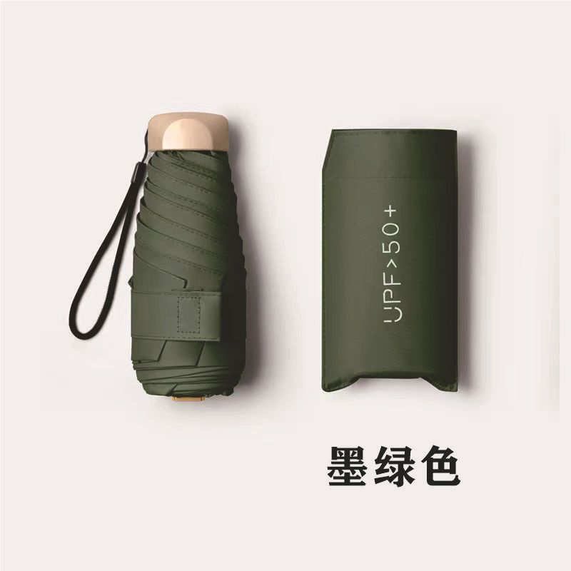  Ô Dù Gấp 5 Lần Nhỏ Gọn Kèm Túi - Dù Che Mưa, Chống Nắng UPF Cao, Siêu Nhẹ, Quà Tặng Doanh Nghiệp [GIAO HÀNG 2-10 NGÀY | SỈ TỪ 2 TRIỆU | CÓ THỂ IN LOGO] 