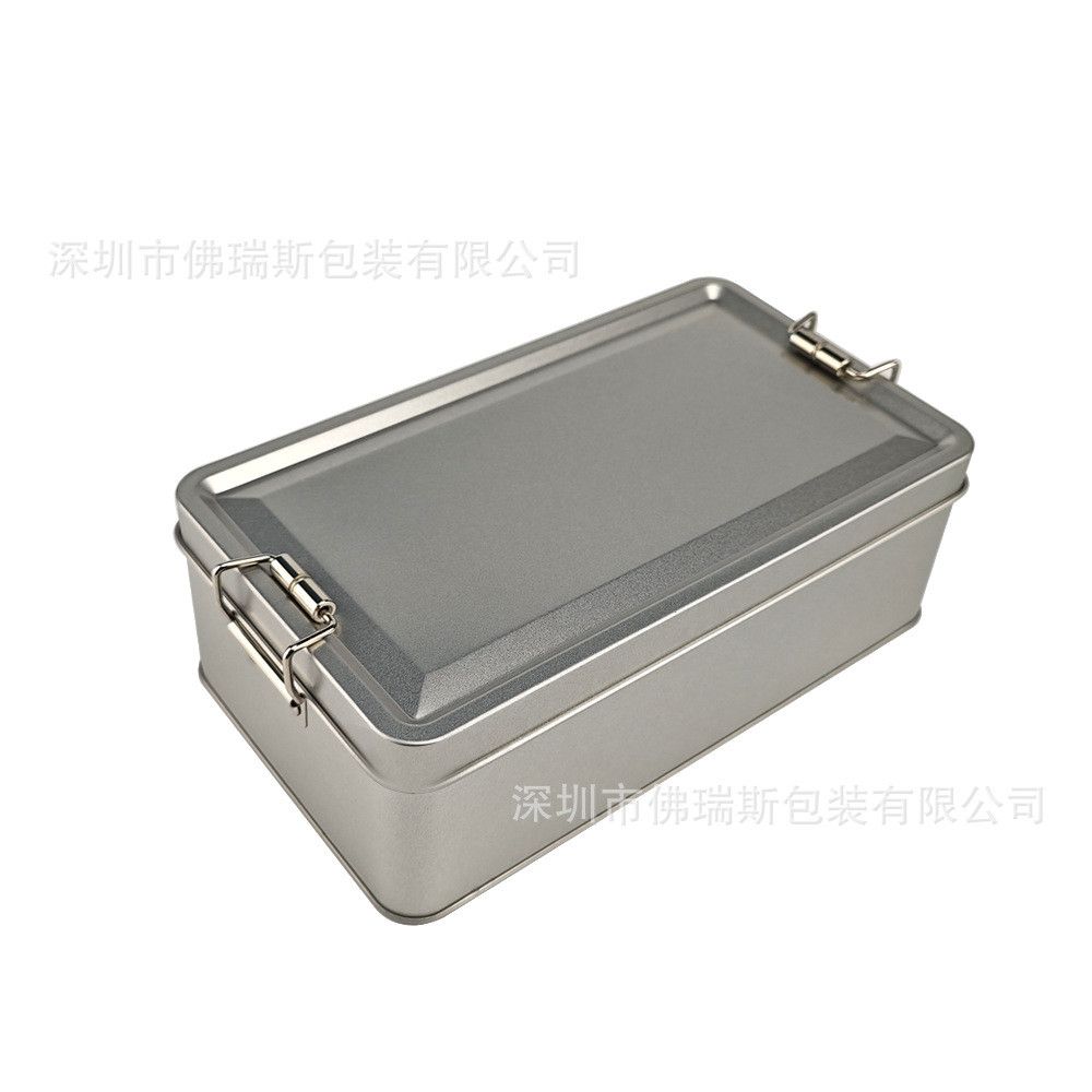  Hộp Quà Mạ Thiếc Hình Vuông Màu Bạc - Hộp Đựng Trái Cây Sấy, Bánh Kẹo, Trà, Thực Phẩm, Có Sẵn Xuất Khẩu [GIAO HÀNG 2-10 NGÀY | SỈ TỪ 2 TRIỆU | CÓ THỂ IN LOGO] 