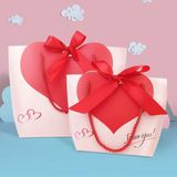  Bộ 10 Túi quà Classy in hình trái tim, giấy quai xách 28X20X9cm Q1832 