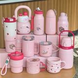  Cốc thủy tinh có ống hút phong cách dễ thương, cốc nước cao cấp 