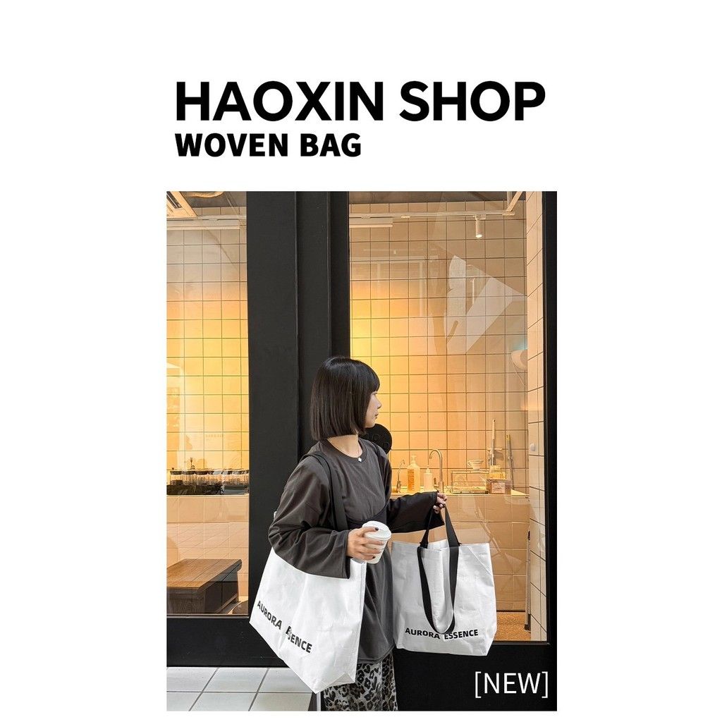  Túi xách đan sợi cao cấp có thể in logo cho shop thời trang 