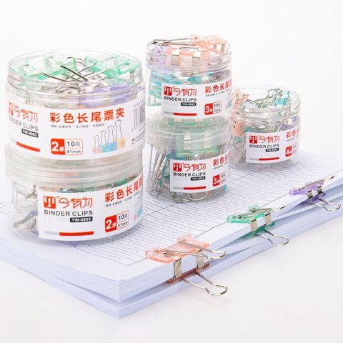  Kẹp Tài Liệu Kẹp Hóa Đơn Đuôi Dài Màu - Kẹp Nhựa Kim Loại Lớn Cỡ Văn Phòng, Bán Buôn [GIAO HÀNG 2-10 NGÀY | SỈ TỪ 2 TRIỆU | CÓ THỂ IN LOGO] 