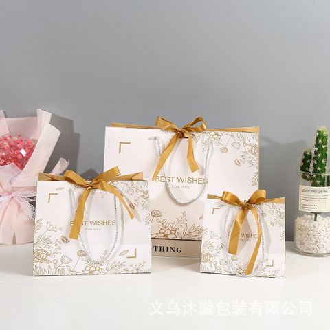  Túi quà tặng họa tiết đá cẩm thạch kèm nơ - Túi xách tay cao cấp [GIAO HÀNG 2-10 NGÀY | SỈ TỪ 2 TRIỆU | CÓ THỂ IN LOGO] 
