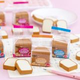  Gôm tẩy hình bánh mì sandwich: Xóa vết chì dễ dàng, không làm hỏng giấy PK1204 