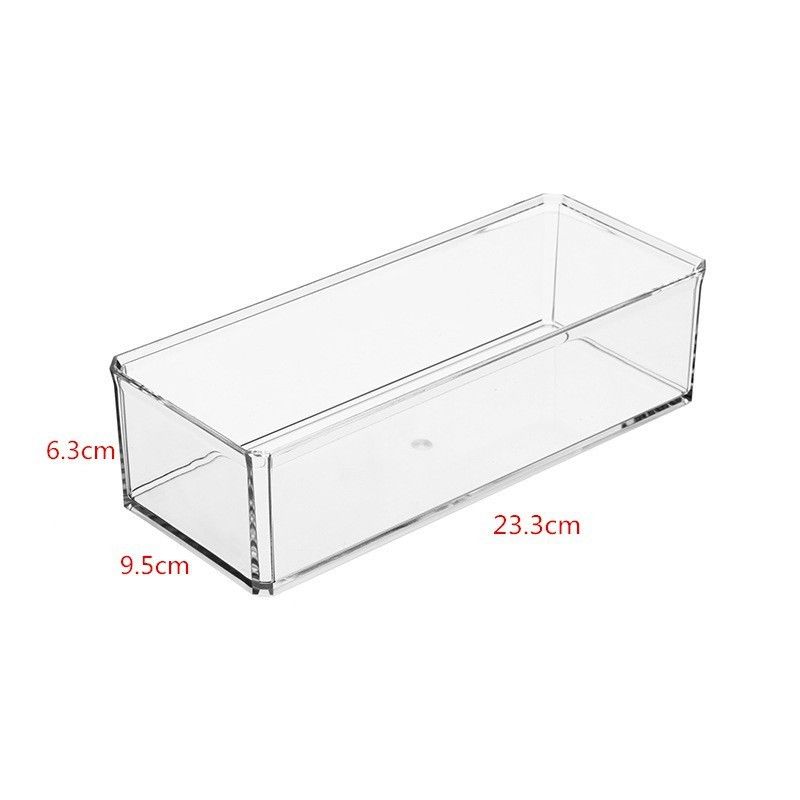  (HÀNG ĐẶT TRƯỚC) Combo 5 Hộp Đựng Mỹ Phẩm Trong Suốt Có Nắp Xếp Chồng Chống Bụi [GIAO HÀNG 2-10 NGÀY | SỈ TỪ 2 TRIỆU | CÓ THỂ IN LOGO] 