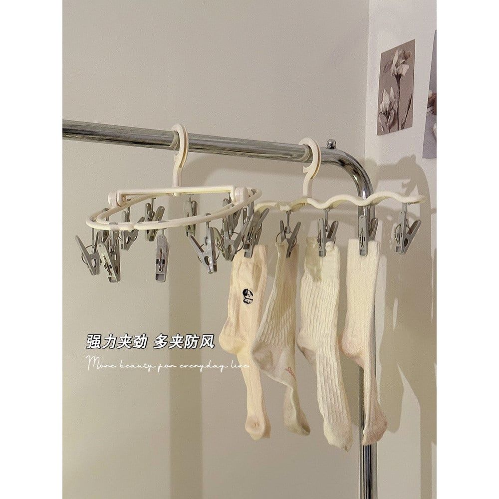  Giá Phơi Tất Chống Gió Có Thể Xoay - Móc Phơi Đồ Đa Năng Dành Cho Ký Túc Xá Sinh Viên, Gia Đình [GIAO HÀNG 2-10 NGÀY | SỈ TỪ 2 TRIỆU | CÓ THỂ IN LOGO] 