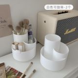  Hộp đựng mỹ phẩm xoay giải pháp lưu trữ độc đáo cho bàn chải và son 