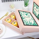  Hộp bánh trung thu màu xanh lá cao cấp hộp quà tặng doanh nghiệp 
