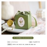  Hộp kẹo cưới hộp vuông hộp giấy sáng tạo đám cưới hộp quà rỗng bán buôn 