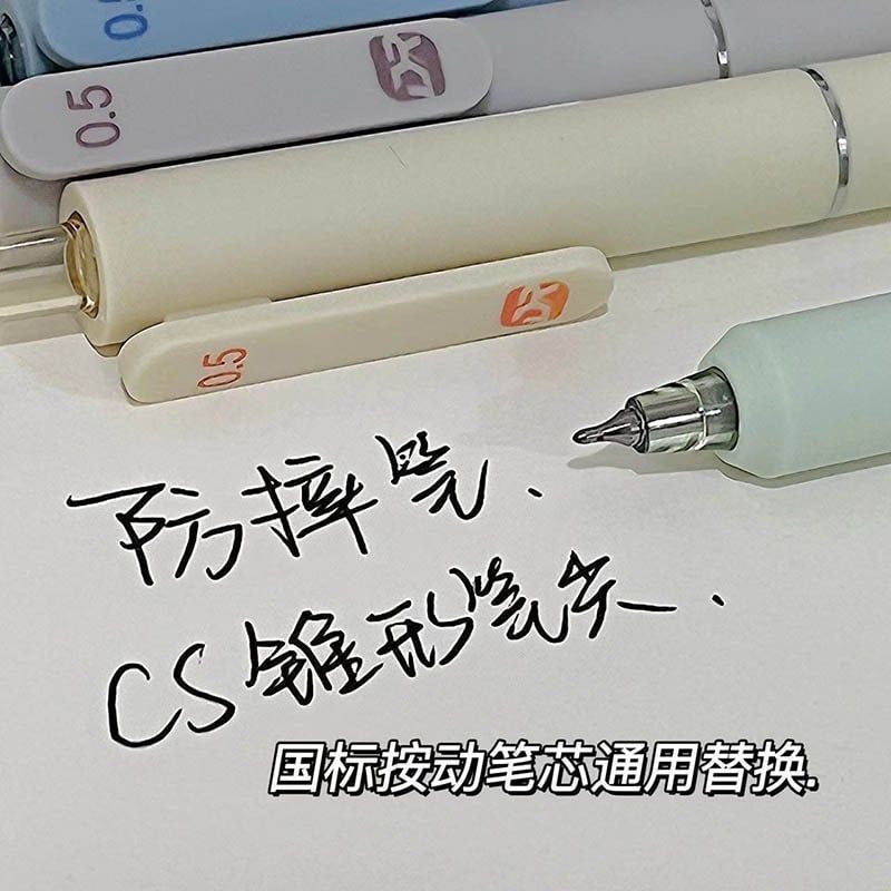  Bút Bi Bấm Màu Pastel Đầu Bút Hình Nón - Bút Đen Học Sinh Giá Trị Cao, Thiết Kế Chống Trượt, Dễ Cầm Nắm [GIAO HÀNG 2-10 NGÀY | SỈ TỪ 2 TRIỆU | CÓ THỂ IN LOGO] 