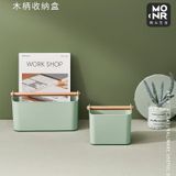  Hộp Đựng Đồ Cầm Tay Bằng Nhựa Hộp Đựng Đồ Ăn Vặt Cầm Tay Hộp Đựng Mỹ Phẩm Văn Phòng Giỏ Đựng Đồ Để Bàn Nhà Bếp 