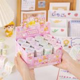  Băng keo giấy trang trí hoa lá xinh xắn, kích thước lớn 3.8CM PK1319 