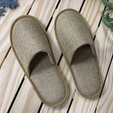  Dép Lê Khách Sạn 5 Sao Bằng Vải Cotton Lanh Dày Dặn Chống Trượt - Dép Đi Trong Nhà Dùng Một Lần, Cao Cấp, In Logo [GIAO HÀNG 2-10 NGÀY | SỈ TỪ 2 TRIỆU | CÓ THỂ IN LOGO] 