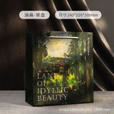  Túi quà tặng túi giấy bao bì hoạt hình dễ thương túi tote ngày lễ 