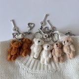  Mặt Dây Chuyền Móc Khóa Gấu Đáng Yêu - Phụ Kiện Treo Túi Instagram Dành Cho Nữ Sinh (Đặt Trước) 