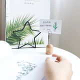  Giá Đỡ Ghi Chú Gỗ Nhật Bản - Bộ 5 Kẹp Tin Nhắn Sáng Tạo, Phong Cách Sang Trọng! 