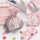  ```Túi nhung buộc dây thanh lịch cho quà tặng, sắc màu hoàng gia đẳng cấp``` 