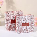  ```Bộ túi giấy và hộp quà màu đỏ 16*15*6,5cm in 