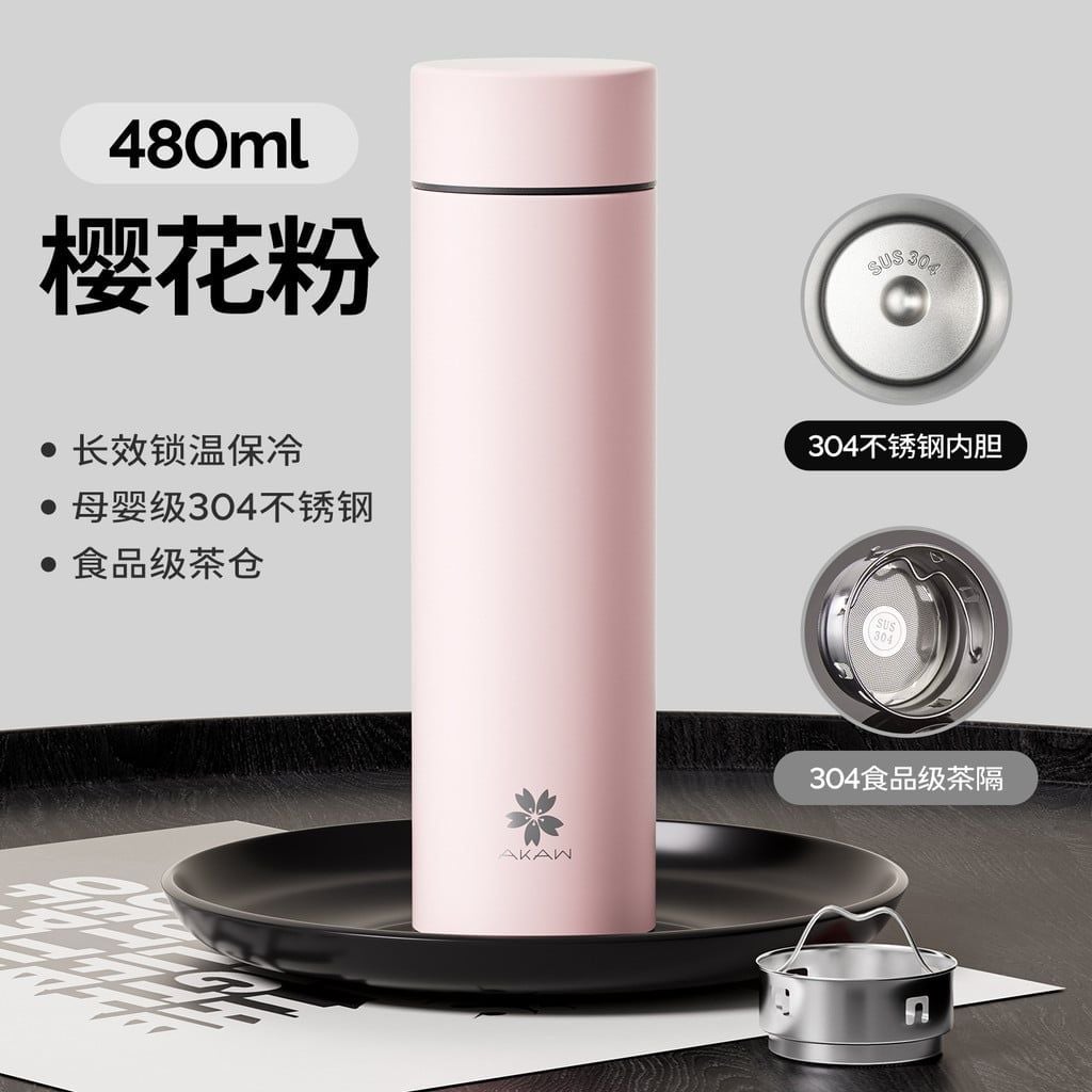  Cốc Giữ Nhiệt Pha Trà Thép Không Gỉ Thiết Kế Cho Doanh Nhân Tiện Lợi Đẹp Mắt 