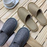  Dép Lê Khách Sạn 5 Sao Bằng Vải Cotton Lanh Dày Dặn Chống Trượt - Dép Đi Trong Nhà Dùng Một Lần, Cao Cấp, In Logo [GIAO HÀNG 2-10 NGÀY | SỈ TỪ 2 TRIỆU | CÓ THỂ IN LOGO] 