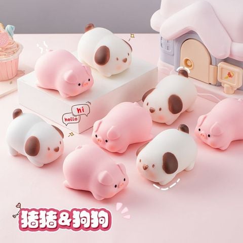  Đồ Chơi Giải Nén Bột Nhào Chậm Hình Heo, Chó - Bóng Nhào Đàn Hồi Dẻo Tay, Quà Tặng Cho Bé, Bán Buôn [GIAO HÀNG 2-10 NGÀY | SỈ TỪ 2 TRIỆU | CÓ THỂ IN LOGO] 