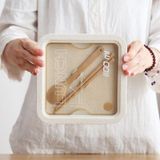  Hộp cơm bằng lò vi sóng kiểu Nhật, chuyên dùng cho dân văn phòng, hộp cơm bằng sợi rơm lúa mì cho nữ, 