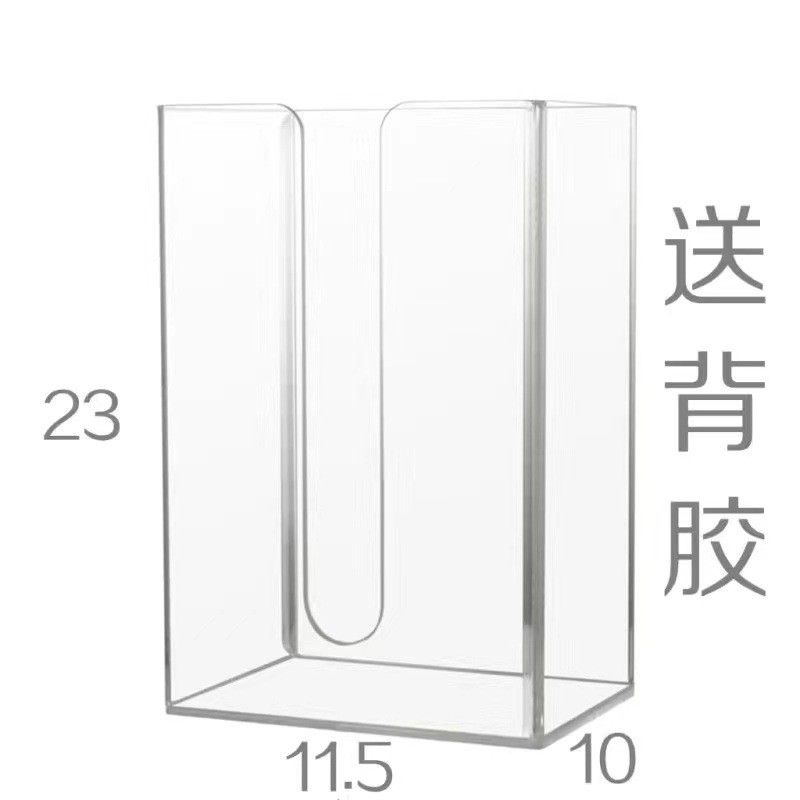 Hộp Đựng Giấy Ăn Treo Tường Bằng Acrylic Trong Suốt - Kệ Đựng Khăn Giấy, Phụ Kiện Phòng Tắm, Nhà Vệ Sinh, Bếp [GIAO HÀNG 2-10 NGÀY | SỈ TỪ 2 TRIỆU | CÓ THỂ IN LOGO] 