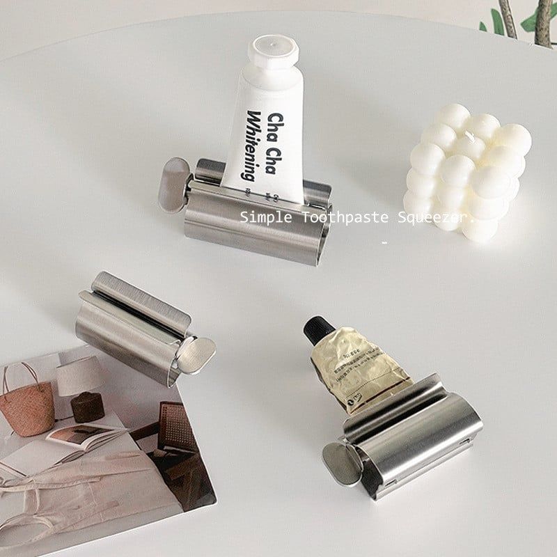  Giá Để Đồ Phòng Tắm Cao Cấp Bằng Thép Không Gỉ - Kệ Đựng Bàn Chải, Kèm Dụng Cụ Bóp Kem Đánh Răng [GIAO HÀNG 2-10 NGÀY | SỈ TỪ 2 TRIỆU | CÓ THỂ IN LOGO] 