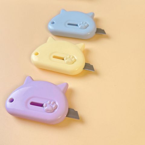  (HÀNG ORDER) Set 20 Dao Tiện Ích Hoạt Hình Mèo Con Dễ Thương Màu Kẹo Tháo Rời Nhanh [GIAO HÀNG 2-10 NGÀY | SỈ TỪ 2 TRIỆU | CÓ THỂ IN LOGO] 