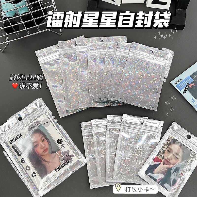  100 Túi ziplock hình sao cao cấp đựng thẻ – Niêm phong giá sỉ [GIAO HÀNG 2-10 NGÀY | SỈ TỪ 2 TRIỆU | CÓ THỂ IN LOGO] 