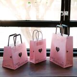  Túi giấy kraft đựng bánh mì bánh ngọt cho shop bakery mang đi 