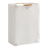  Giỏ Đựng Quần Áo Bẩn Bằng Cotton Phủ PE Nhiều Màu - Rổ Đồ Giặt Dung Tích Lớn, Có Quai Xách Gỗ, Đựng Đồ Chơi, Phòng Ngủ [GIAO HÀNG 2-10 NGÀY | SỈ TỪ 2 TRIỆU | CÓ THỂ IN LOGO] 