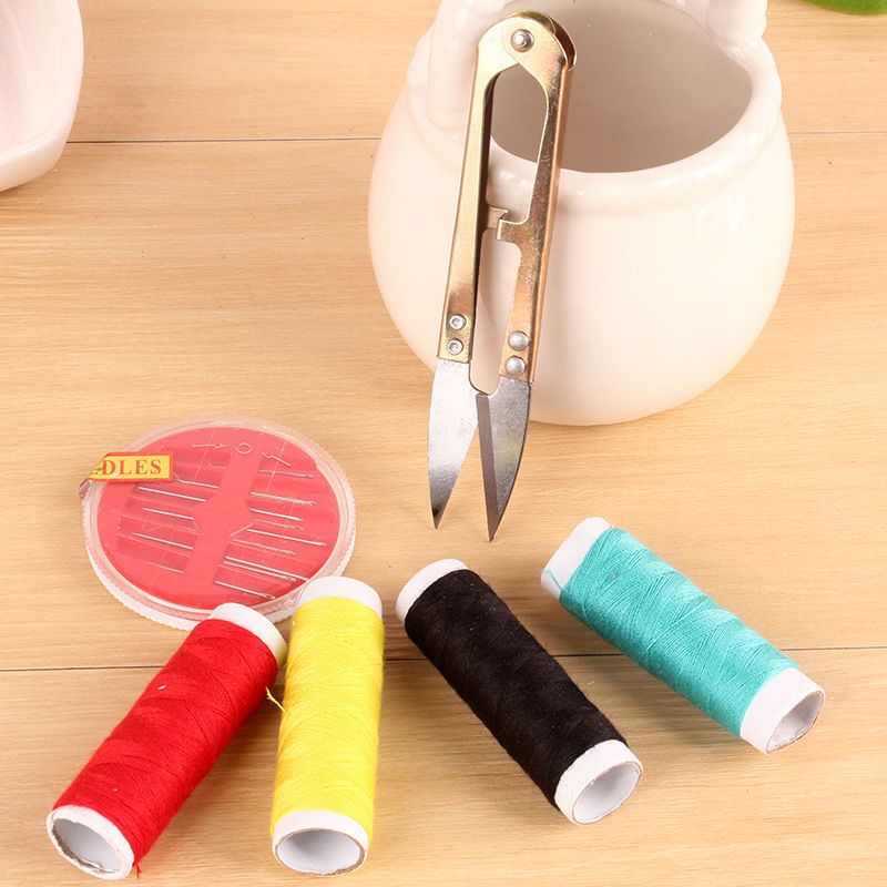  Bộ May Gia Đình Gồm Kéo, Cắt Sợi, Dụng Cụ Tháo Chỉ, Túi Đựng Cầm Tay [GIAO HÀNG 2-10 NGÀY | SỈ TỪ 2 TRIỆU | CÓ THỂ IN LOGO] 