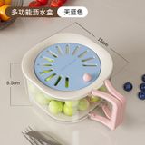  Giỏ Thoát Nước PP Dung Tích Lớn Màu Hồng, Xanh, Nâu - Rổ Đựng Trái Cây Dễ Thương, Bộ Lọc Có Thể Thu Gọn, Gia Dụng [GIAO HÀNG 2-10 NGÀY | SỈ TỪ 2 TRIỆU | CÓ THỂ IN LOGO] 