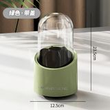  Hộp Đựng Cọ Trang Điểm PP Xoay Nắp Màu Đỏ, Xanh, Be - Thùng Lưu Trữ Đa Năng Có Nắp Chống Bụi, Cao Cấp Trong Suốt [GIAO HÀNG 2-10 NGÀY | SỈ TỪ 2 TRIỆU | CÓ THỂ IN LOGO] 