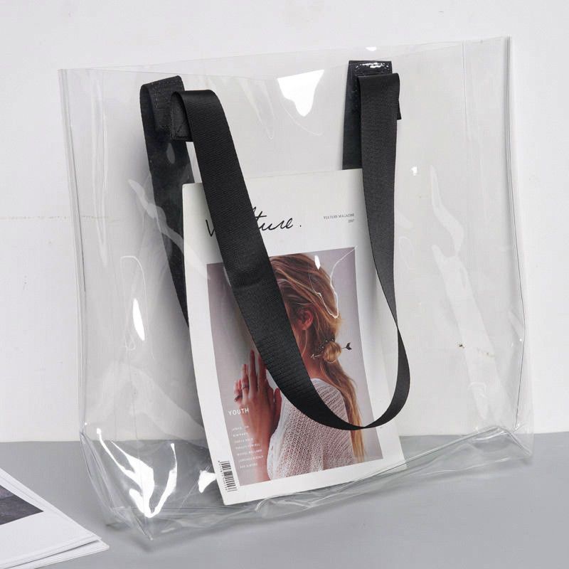  Túi Nhựa PVC Trong Suốt Quai Xách Làm Quà Tặng Cao Cấp [GIAO HÀNG 2-10 NGÀY | SỈ TỪ 2 TRIỆU | CÓ THỂ IN LOGO] 