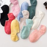  “Vớ cổ ngắn cotton trơn màu pastel G1427 - Sự lựa chọn phong cách và duyên dáng” 
