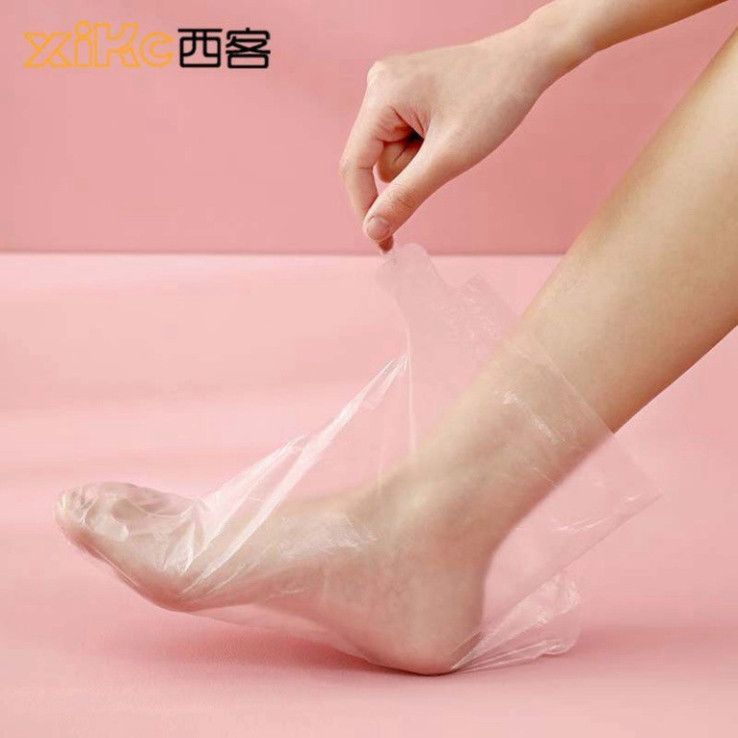  100 Miếng Bọc Giày, Bọc Tay Nhựa PE Dùng Một Lần - Bao Chân Chống Thấm Nước, Mặt Nạ Dưỡng Da Chân Tay, Chăm Sóc Tiện Lợi [GIAO HÀNG 2-10 NGÀY | SỈ TỪ 2 TRIỆU | CÓ THỂ IN LOGO] 