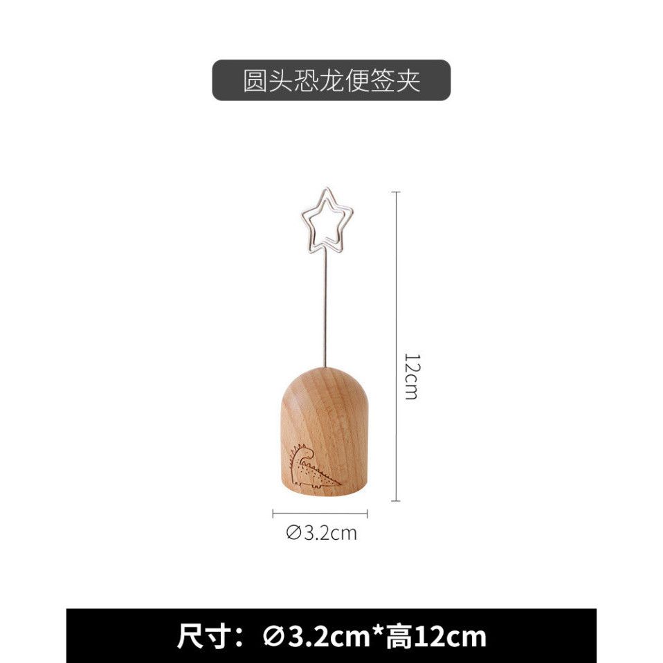  Giá Đỡ Ghi Chú Gỗ Nhật Bản - Bộ 5 Kẹp Tin Nhắn Sáng Tạo, Phong Cách Sang Trọng! 