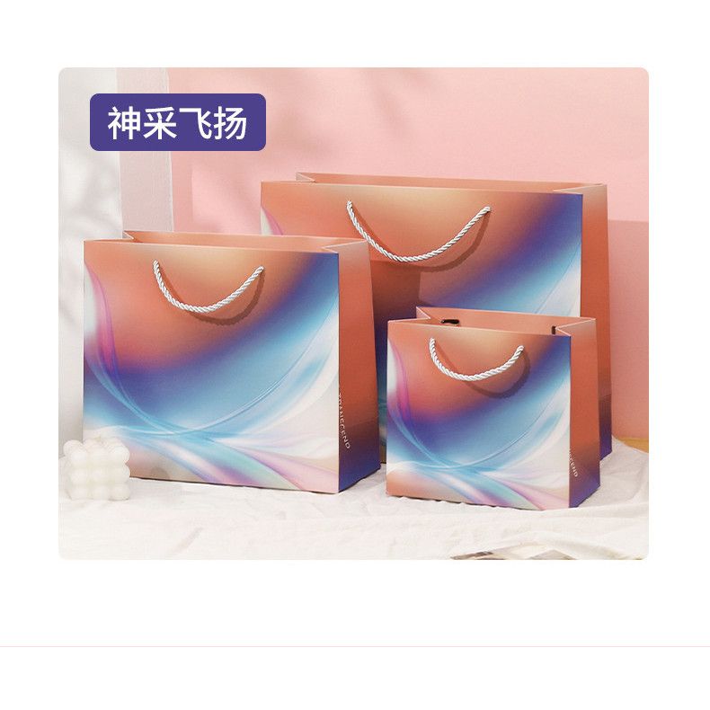  Túi giấy quà tặng cao cấp phong cách tối giản túi đóng gói shop bán buôn 