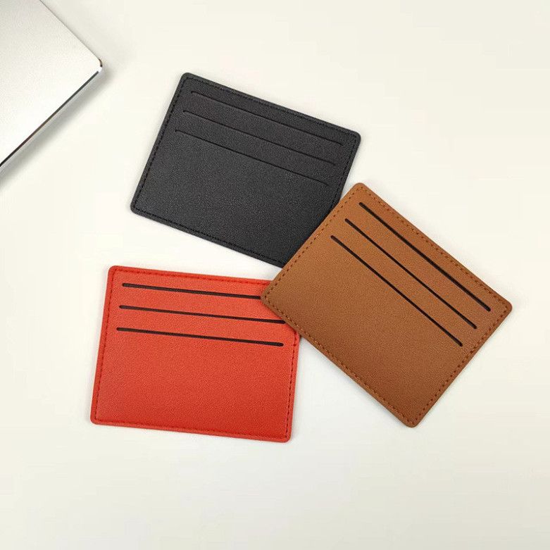  (Hàng Đặt Trước) 10 Túi Đựng Thẻ Ngắn Da PU Màu Trơn Nhiều Màu - Ví Đựng Card, Thẻ, Tiền Lẻ Phong Cách Đơn Giản [GIAO HÀNG 2-10 NGÀY | SỈ TỪ 2 TRIỆU | CÓ THỂ IN LOGO] 
