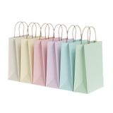  Combo 5 TÚI GIẤY KRAFT DÀY DẶN LÀM QUÀ TẶNG  MÀU PASTEL, NHIỀU SIZE 