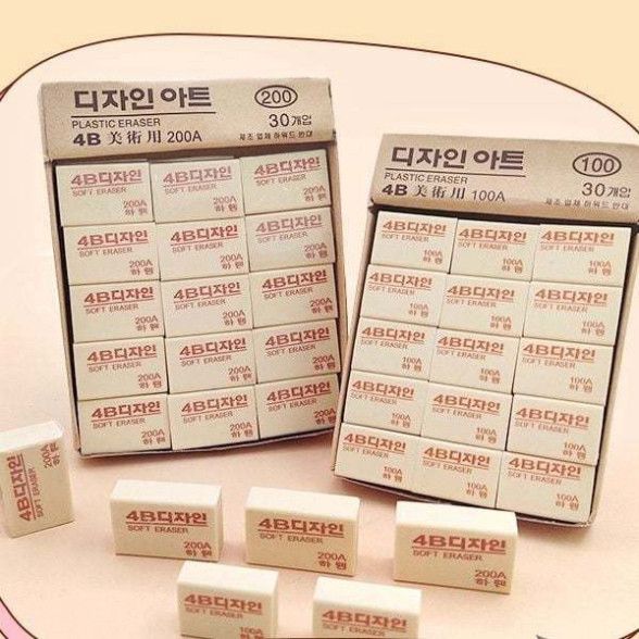  ```Gôm tẩy hình chữ nhật PK1199: Xóa sạch vết bút chì mà không làm rách giấy``` 