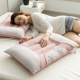  Gối Bảo Vệ Cổ Bông Cotton Satin Cassia - Lõi Gối Nam Châm, Ruột Gối Hạt Dành Cho Người Lớn, Học Sinh Ký Túc Xá [GIAO HÀNG 2-10 NGÀY | SỈ TỪ 2 TRIỆU | CÓ THỂ IN LOGO] 