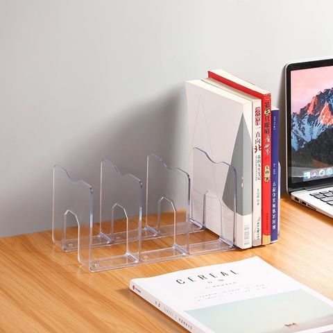  Giá Sách Để Bàn Trong Suốt Bằng Acrylic 4 Ngăn - Kệ Đựng Sách, Hộp Lưu Trữ Văn Phòng, Bán Buôn [GIAO HÀNG 2-10 NGÀY | SỈ TỪ 2 TRIỆU | CÓ THỂ IN LOGO] 