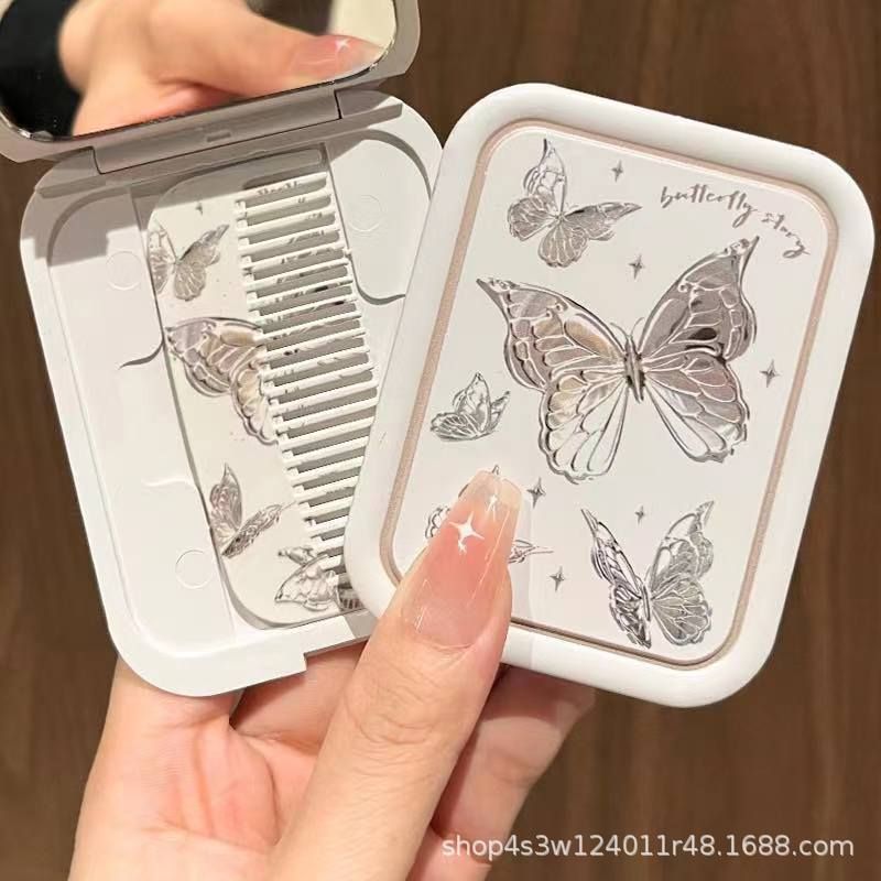  Gương Trang Điểm Cầm Tay Gấp Sáng Tạo - Cao Cấp, Dễ Thương Dành Cho Học Sinh [GIAO HÀNG 2-10 NGÀY | SỈ TỪ 2 TRIỆU | CÓ THỂ IN LOGO] 