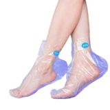  100 Miếng Bọc Giày, Bọc Tay Nhựa PE Dùng Một Lần - Bao Chân Chống Thấm Nước, Mặt Nạ Dưỡng Da Chân Tay, Chăm Sóc Tiện Lợi [GIAO HÀNG 2-10 NGÀY | SỈ TỪ 2 TRIỆU | CÓ THỂ IN LOGO] 